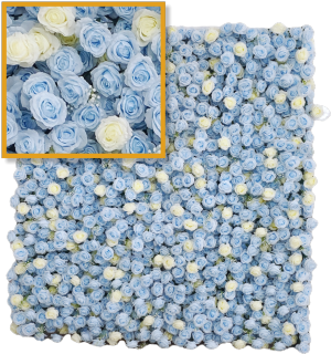 FLOWER WALL - BLUE