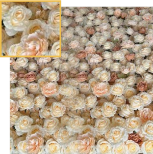 FLOWER WALL - CHAMPAGNE