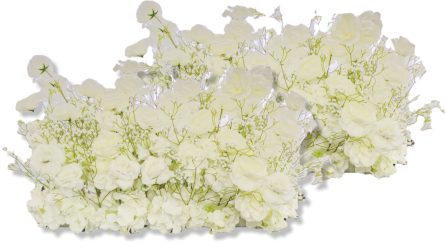LONG CENTERPIECE - WHITE