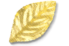 MA3843GO-LAME-LEAVES-GOLD